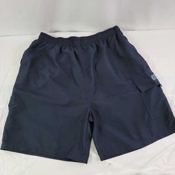 OCEAN Blue Mesh Lined Swim Trunks Board Shorts LG - Picture 4 of 11